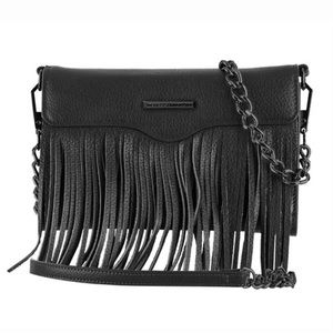 Rebecca Minkoff fringe leather Tech Crossbody